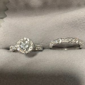 Engagement & Wedding Ring Set